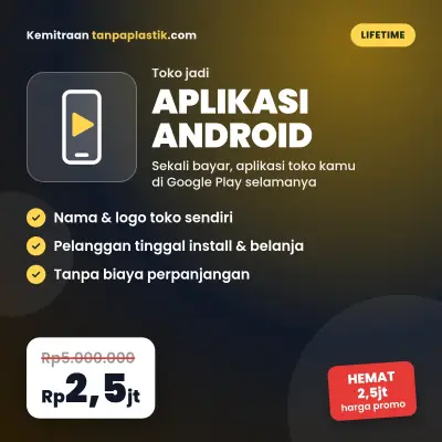 Aplikasi Play Store - Paket Lifetime (Sekali Bayar)