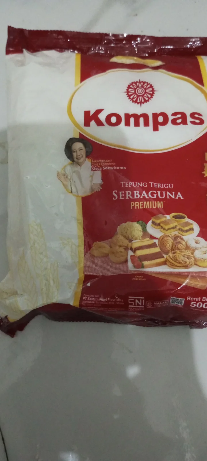 Tepung terigu serba guna kompas 500 g