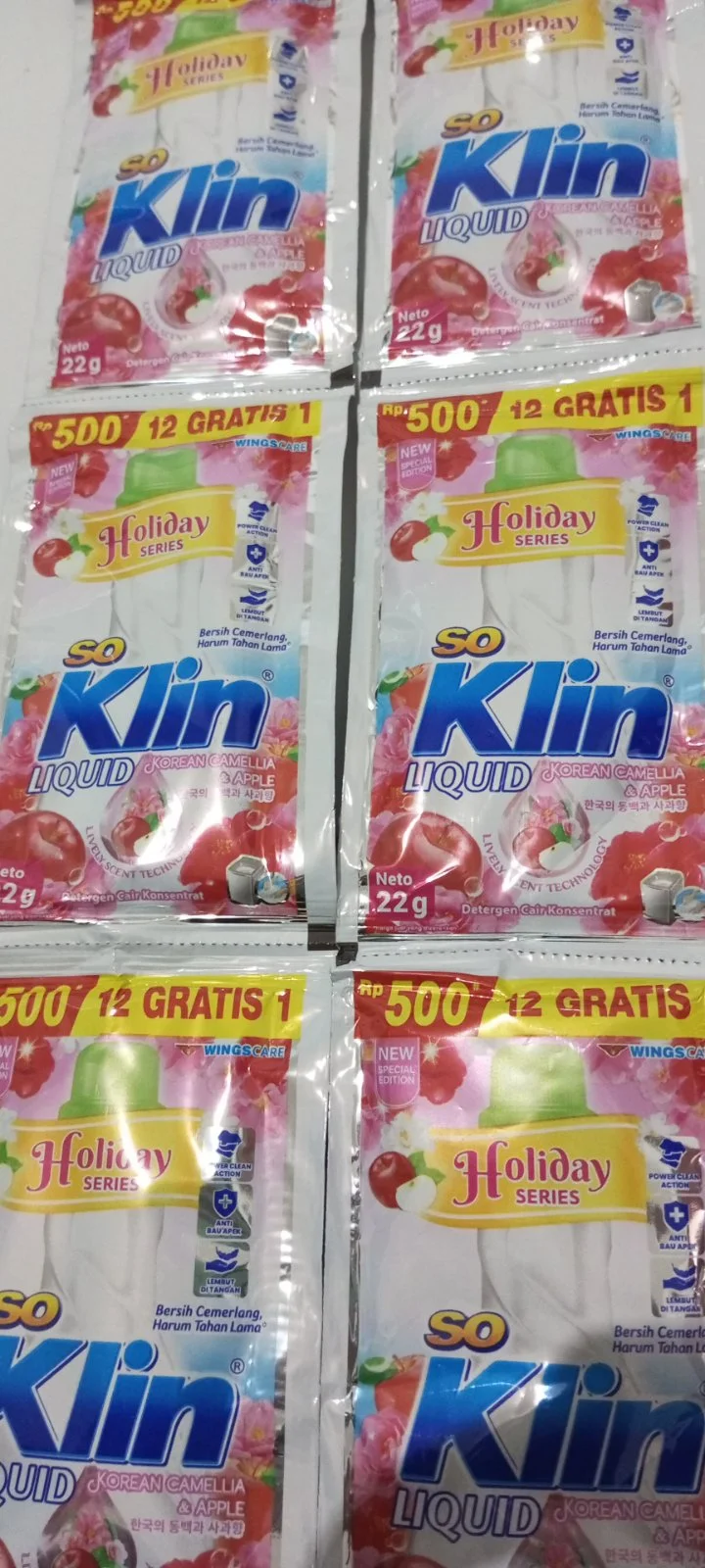 Sabun cair so klin holiday series 12 tambah grati 1