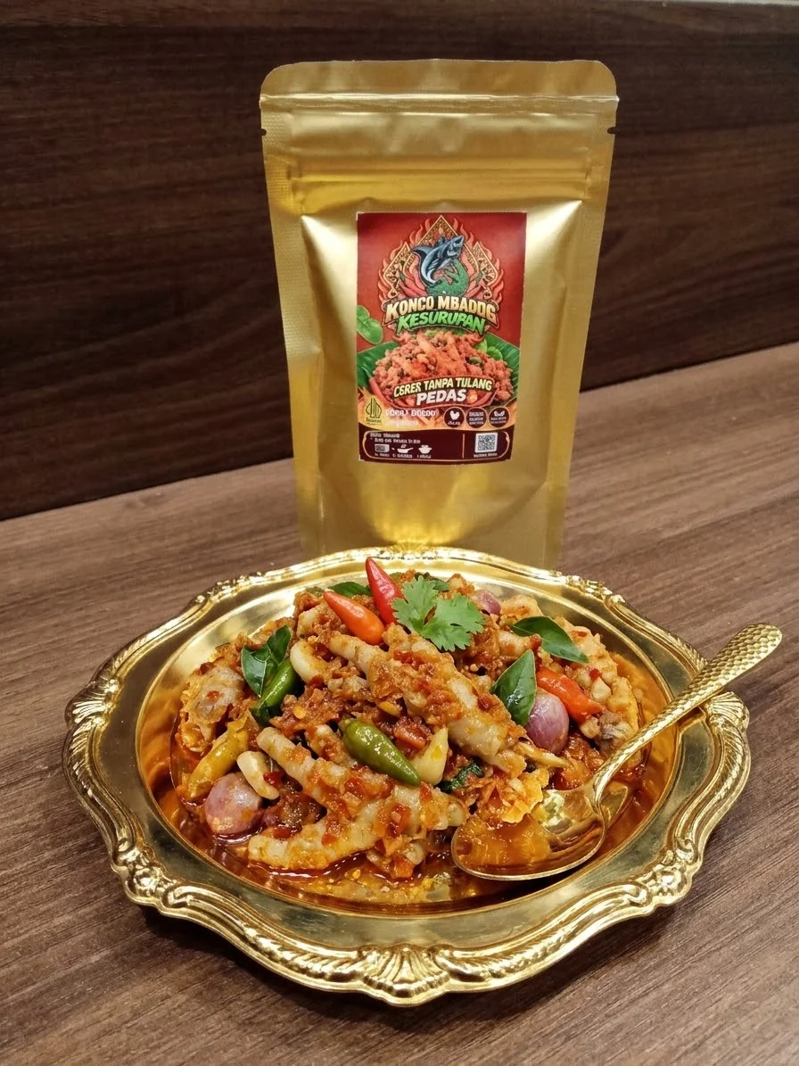 Ceker tanpa tulang pedas