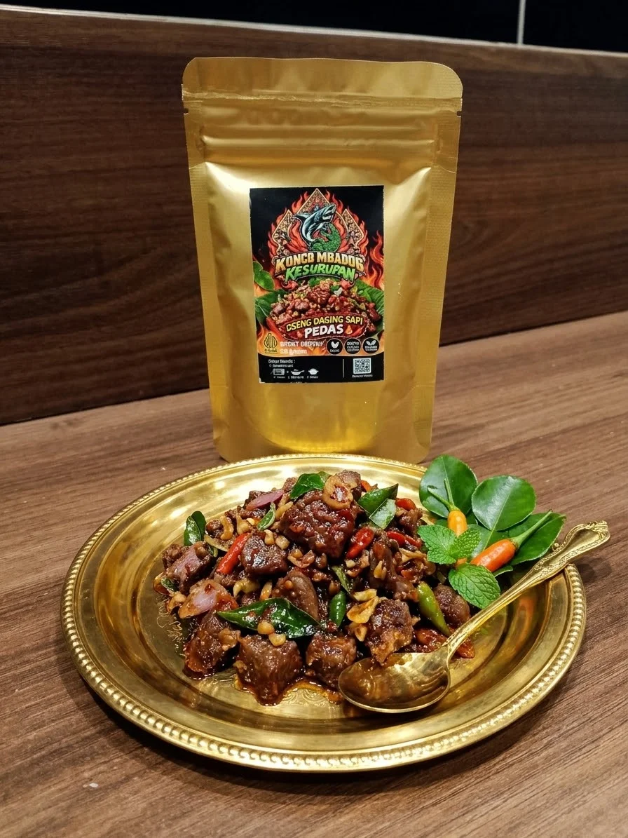 Sambal daging sapi pedas