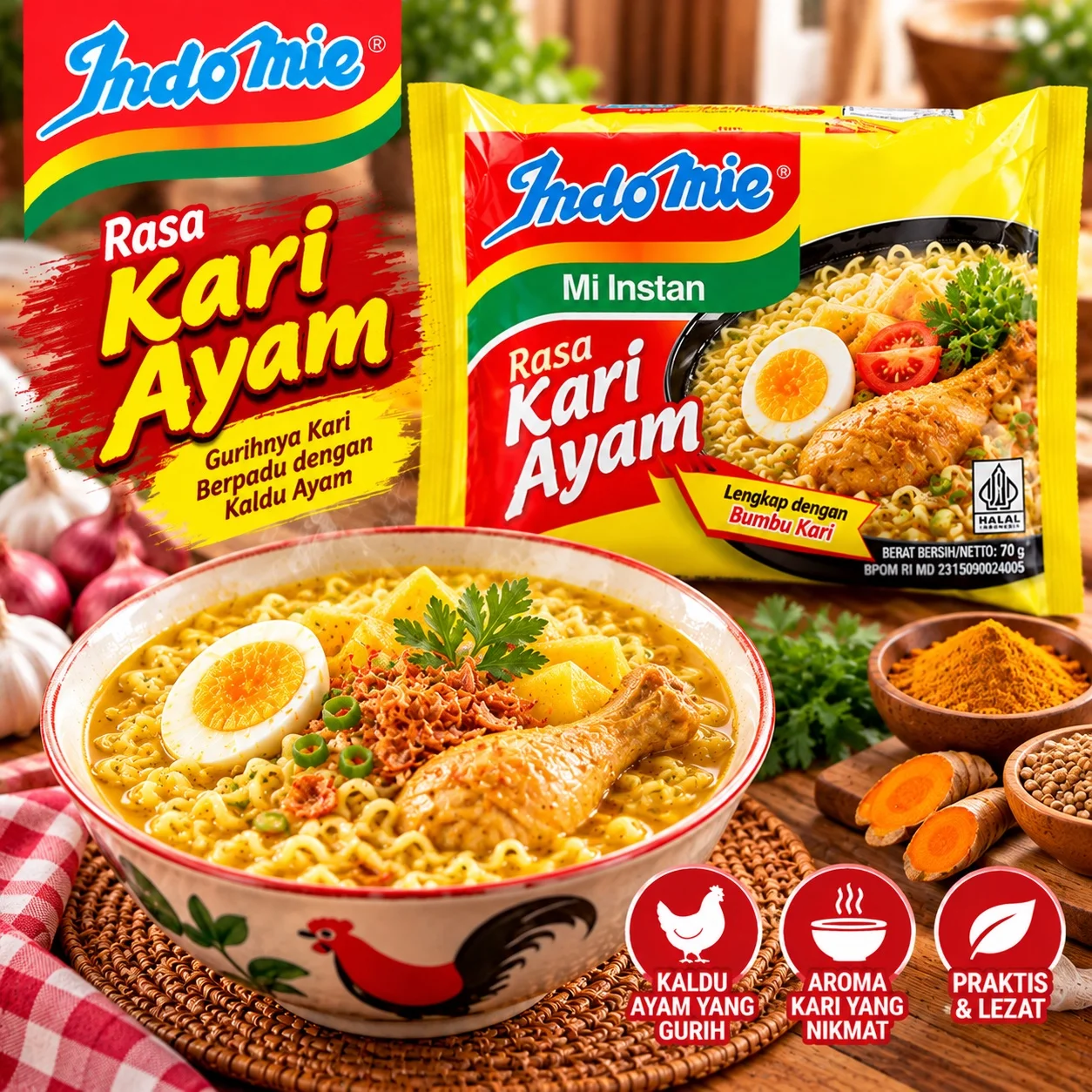 INDOMIE RASA KARI AYAM