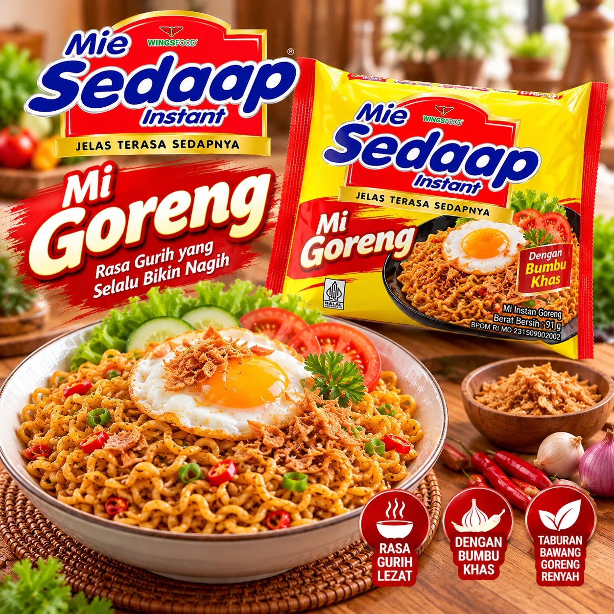 MIE SEDAP GORENG