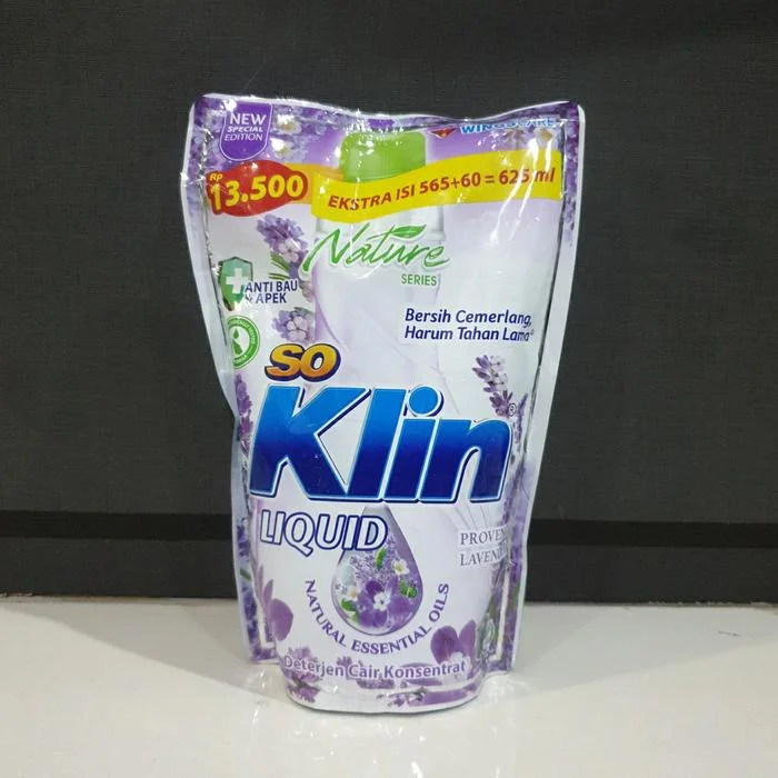 SoKlin Detergen Cair Nature Series Provence Lavender Reffil 500 gr