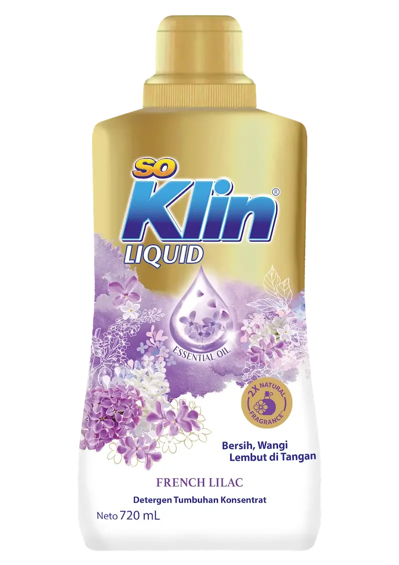 So Klin liquid Nature Detergent Cair FrenchLilacBotol 700 ml