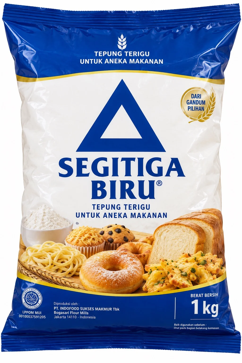 TEPUNG TERIGU SEGITIGA BIRU 1 KG